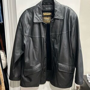Vintage Black Leather Men’s Jacket